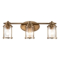 Quintiesse - Outdoor Wall Lamp ASHLAND BAY 3xE27/60W/230V IP44 Bronze