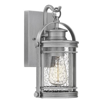 Quintiesse - Outdoor wall lamp BOOKER S 1xE27/60W/230V IP44 matte chrome