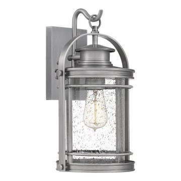 Quintiesse - Outdoor Wall Light BOOKER M 1xE27/60W/230V IP44 Matte Chrome