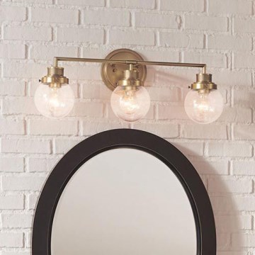 Quintiesse - POPPY Bathroom Wall Light 3xE27/60W/230V IP44, Gold