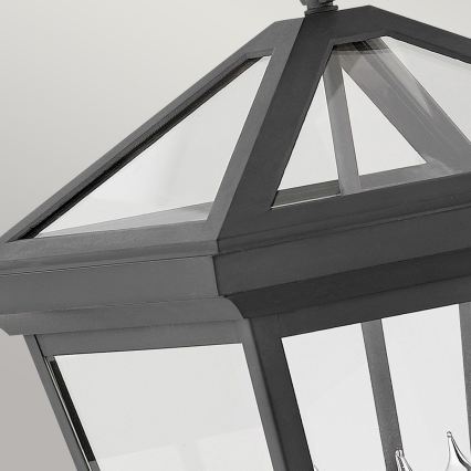 Quintiesse - Outdoor wall lamp ALFORD L 3xE14/40W/230V IP44 black