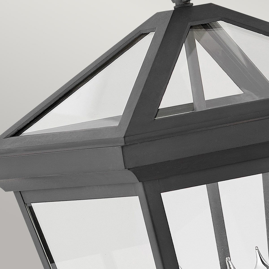 Quintiesse - Outdoor wall lamp ALFORD L 3xE14/40W/230V IP44 black