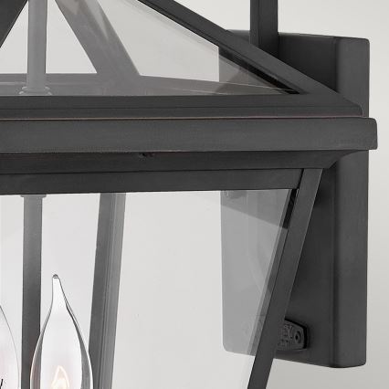 Quintiesse - ALFORD M Outdoor Wall Light 2xE14/40W/230V IP44 Black