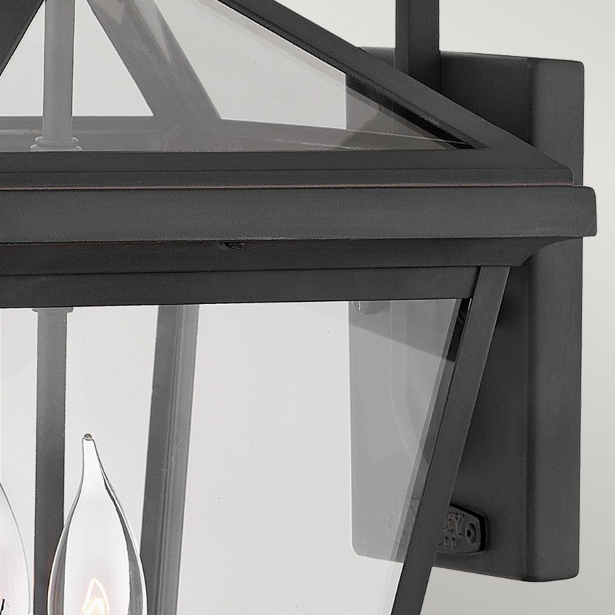 Quintiesse - ALFORD M Outdoor Wall Light 2xE14/40W/230V IP44 Black