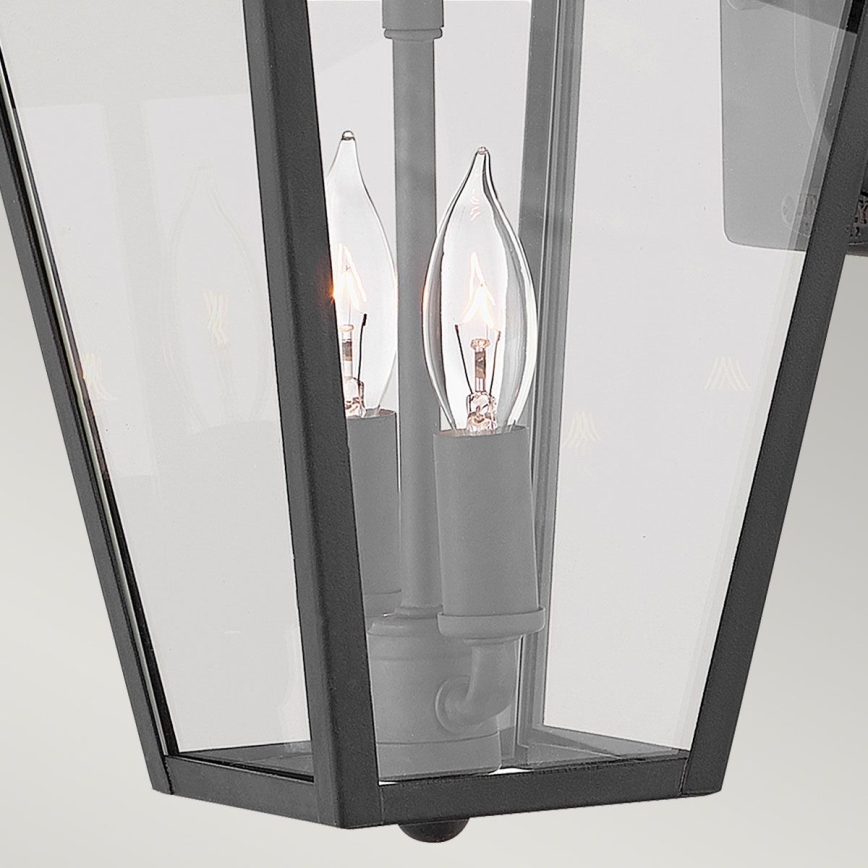 Quintiesse - ALFORD S Outdoor Wall Light, 2x E14/40W/230V, IP44, Black