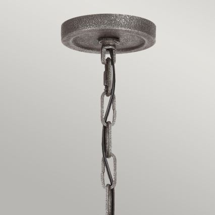 Quintiesse - ANGELO chain-hung chandelier 6xE27/60W/230V oak finish