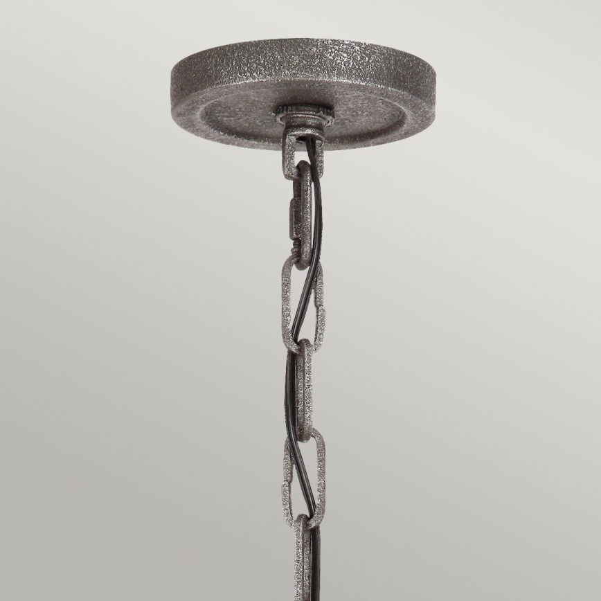 Quintiesse - ANGELO chain-hung chandelier 6xE27/60W/230V oak finish