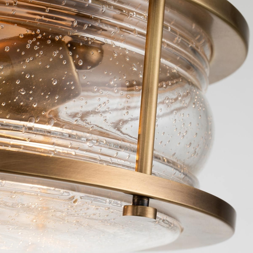 Quintiesse - ASHLAND Bathroom Ceiling Light, 2x E27/60W/230V, diameter 30.5 cm, IP44, Gold