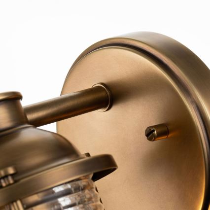 Quintiesse - Outdoor wall lamp ASHLAND BAY 1xE27/60W/230V IP44 bronze