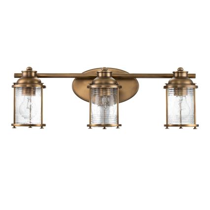 Quintiesse - Outdoor Wall Lamp ASHLAND BAY 3xE27/60W/230V IP44 Bronze