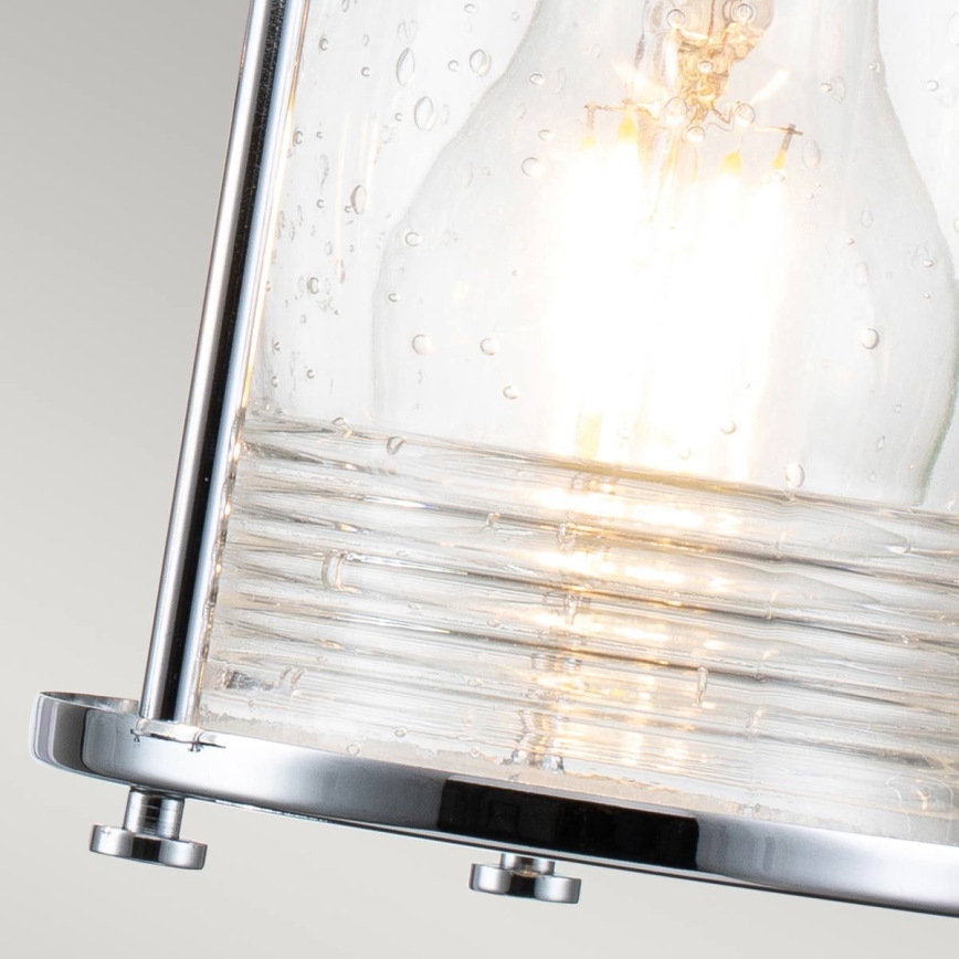 Quintiesse - Outdoor wall light ASHLAND BAY 3xE27/60W/230V IP44 polished chrome