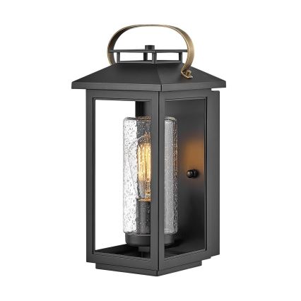 Quintiesse - Outdoor wall light ATWATER S 1xE27/60W/230V IP44 black