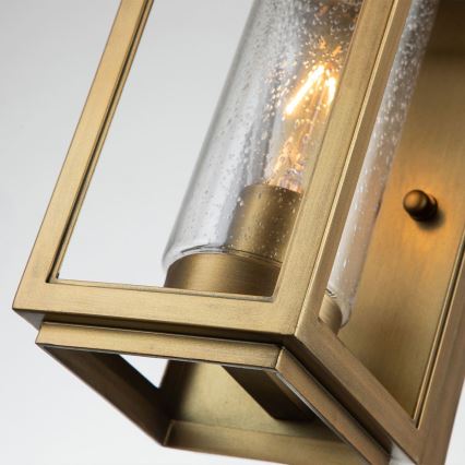 Quintiesse - ATWATER S Outdoor Wall Light 1x E27/60W/230V IP44 Gold
