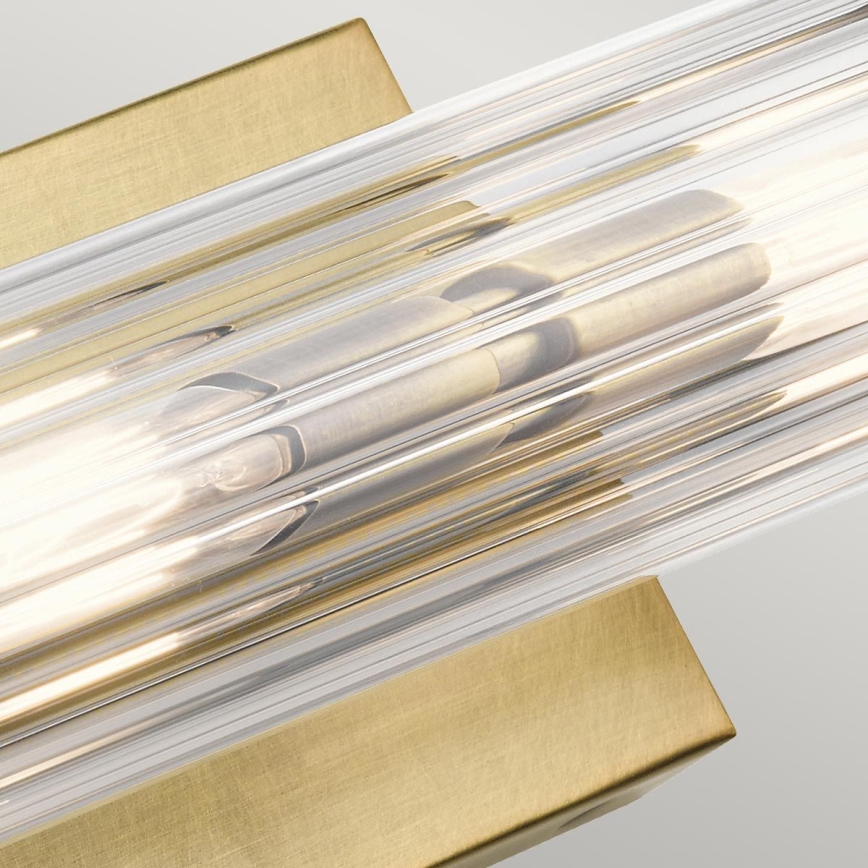 Quintiesse - AZORES Bathroom Wall Light 2x E14/40W/230V IP44, Gold