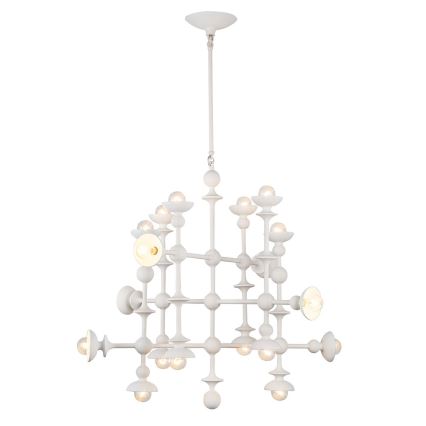 Quintiesse - CADENCE Rod-Mounted Chandelier 18xE14/40W/230V White