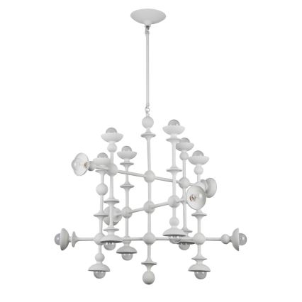 Quintiesse - CADENCE Rod-Mounted Chandelier 18xE14/40W/230V White
