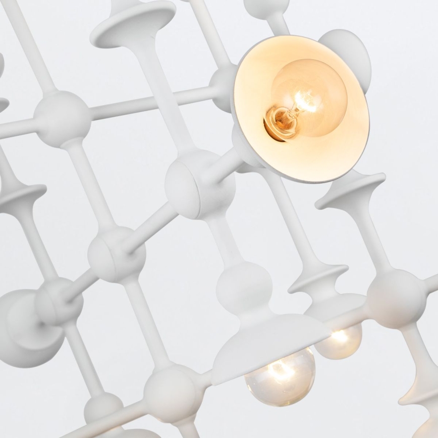 Quintiesse - CADENCE Rod-Mounted Chandelier 18xE14/40W/230V White