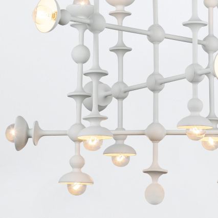 Quintiesse - CADENCE Rod-Mounted Chandelier 18xE14/40W/230V White