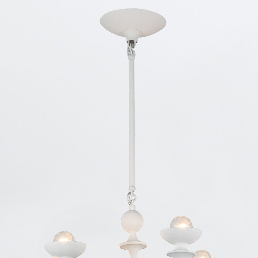 Quintiesse - CADENCE Rod-Mounted Chandelier 18xE14/40W/230V White