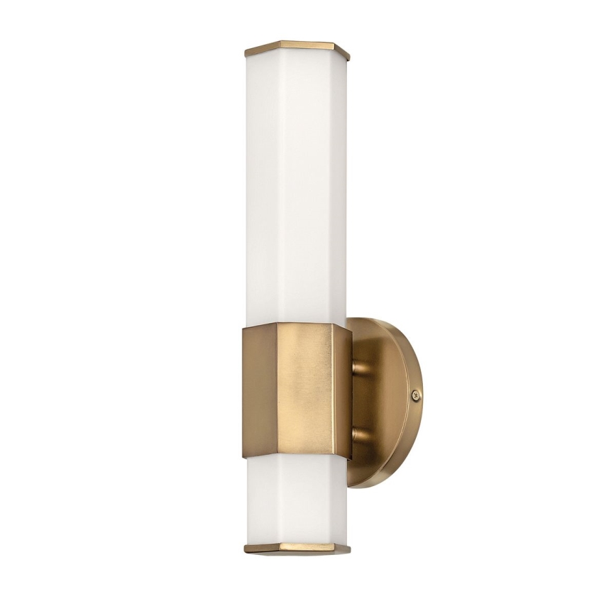 Quintiesse - FACET LED Bathroom Wall Light, 12W/230V, IP44, Gold