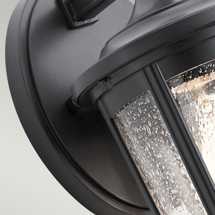 Quintiesse - Outdoor wall light FAIRFIELD M 1xE27/60W/230V IP44 black