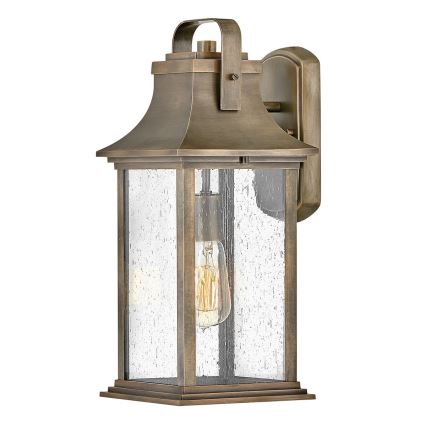 Quintiesse - Outdoor wall lamp GRANT M 1xE27/60W/230V IP44 bronze