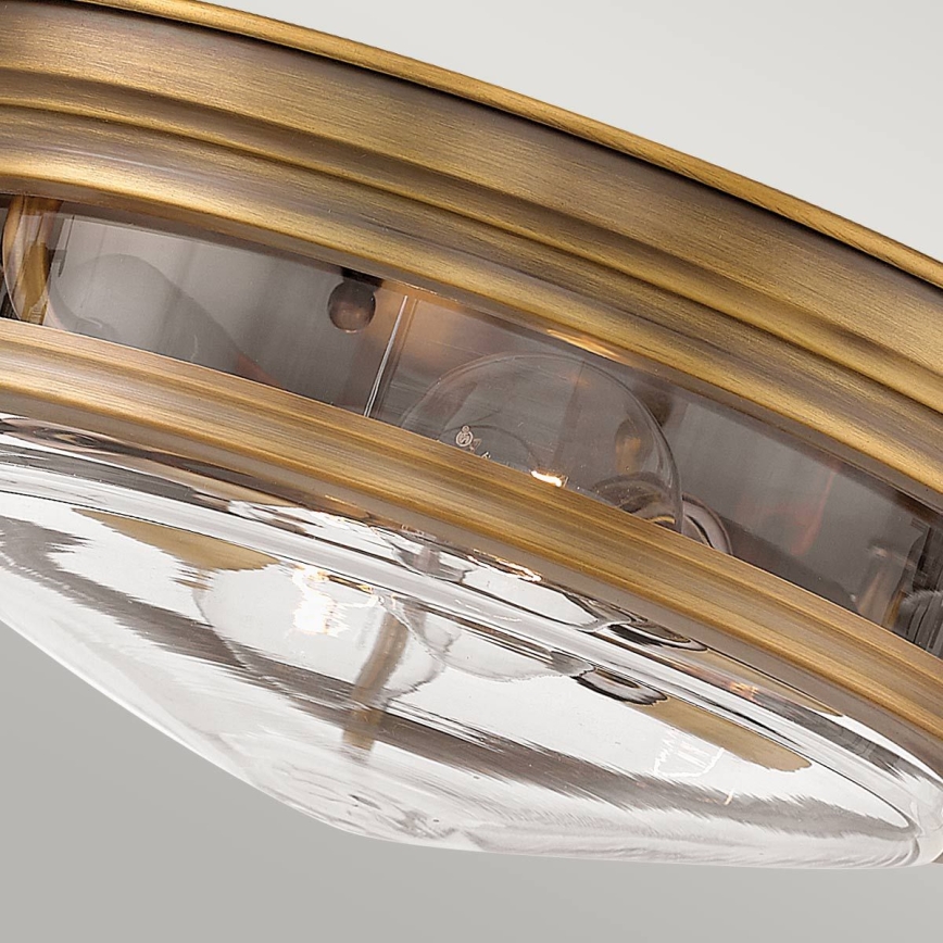Quintiesse - Outdoor Ceiling Light HADRIAN 2xE27/40W/230V Ø 30.5 cm IP44 Bronze