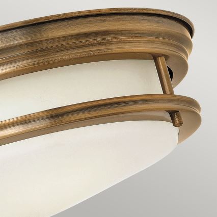 Quintiesse - HADRIAN Outdoor Ceiling Light 2x E27/40W/230V Ø 30.5 cm IP44 Bronze