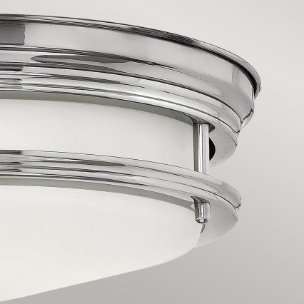 Quintiesse - HADRIAN Outdoor Ceiling Light 2x E27/40W/230V, Ø 27.8 cm, IP44, Polished Chrome