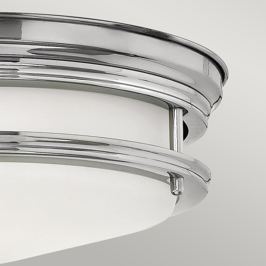 Quintiesse - HADRIAN Outdoor Ceiling Light 2x E27/40W/230V, Ø 27.8 cm, IP44, Polished Chrome