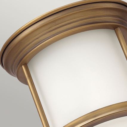 Quintiesse - Outdoor ceiling light HADRIAN 1xE27/60W/230V Ø 16.8 cm IP44 gold