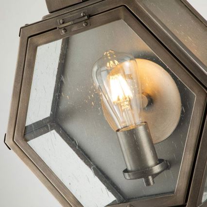 Quintiesse - HEATH M Outdoor Wall Light 1xE27/60W/230V IP44 Bronze