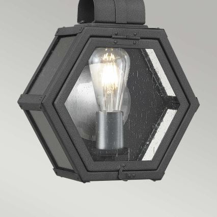 Quintiesse - HEATH M Outdoor Wall Light 1xE27/60W/230V IP44 Black