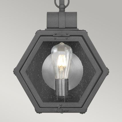 Quintiesse - HEATH M Outdoor Wall Light 1xE27/60W/230V IP44 Black