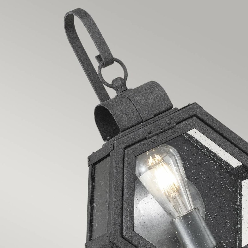 Quintiesse - HEATH S Outdoor Wall Light 1xE27/60W/230V IP44 Black