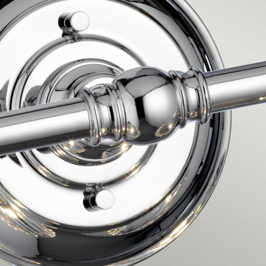 Quintiesse - LED Bathroom Wall Light KEYNES 2xG9/3W/230V IP44 Polished Chrome