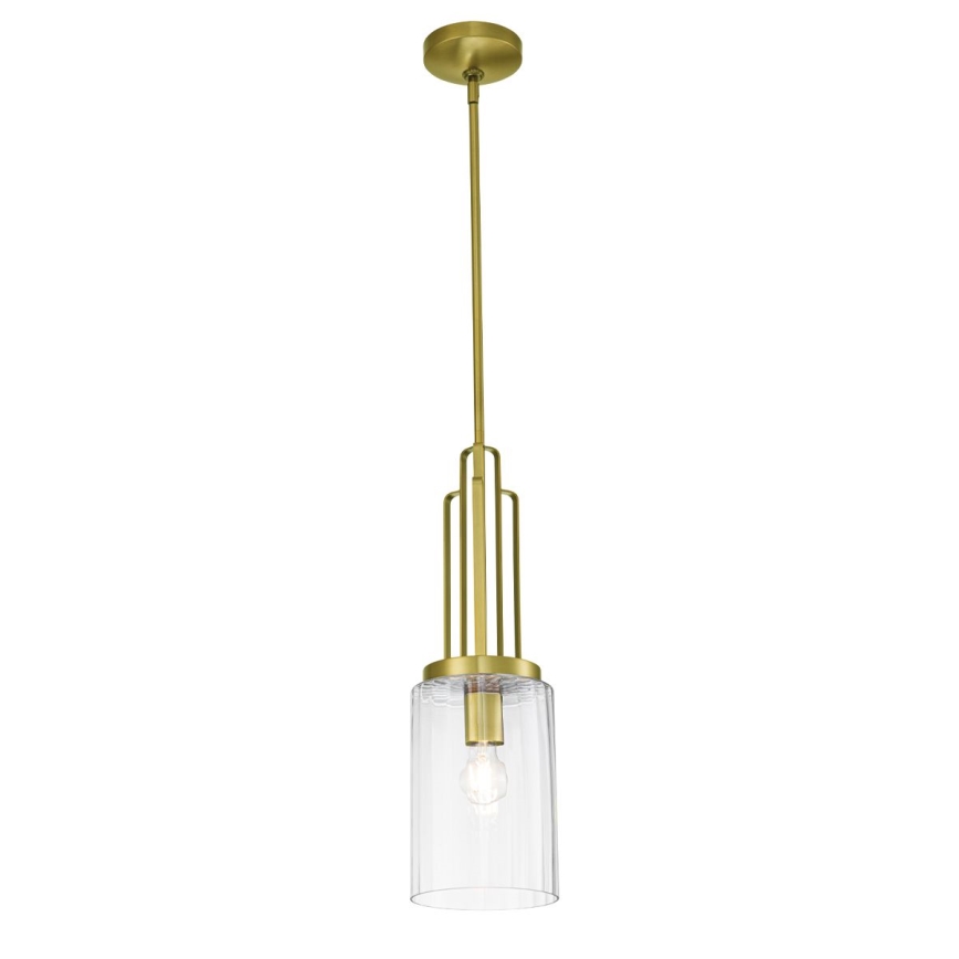 Quintiesse - KIMROSE Rod Pendant 1xE27/60W/230V Ø 17.8 cm Gold