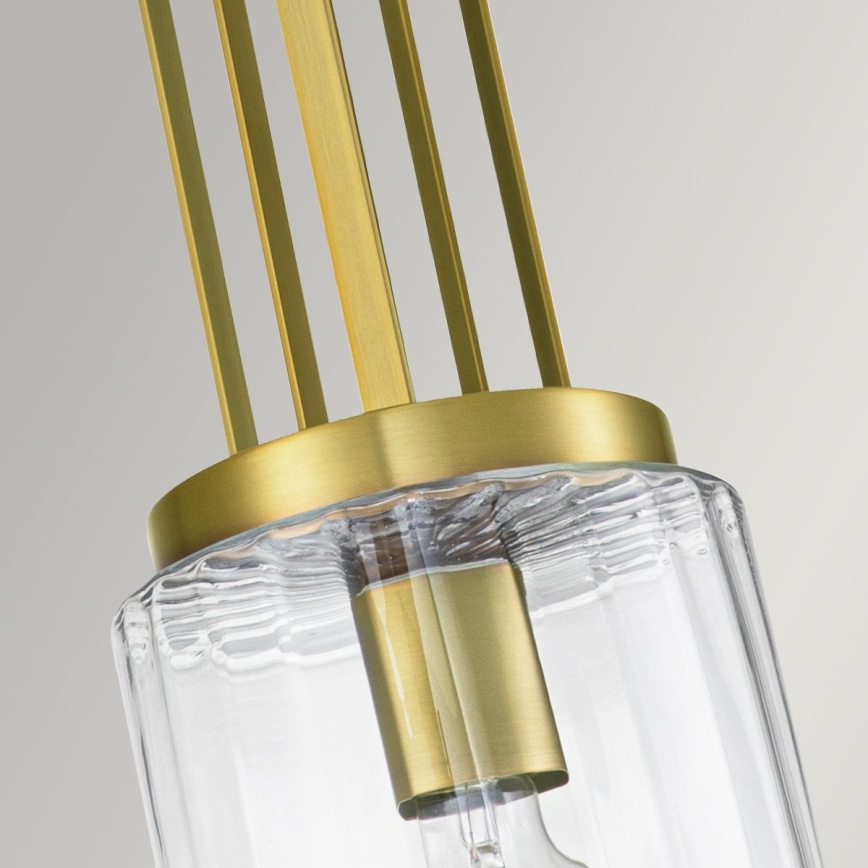 Quintiesse - KIMROSE Rod Pendant 1xE27/60W/230V Ø 17.8 cm Gold