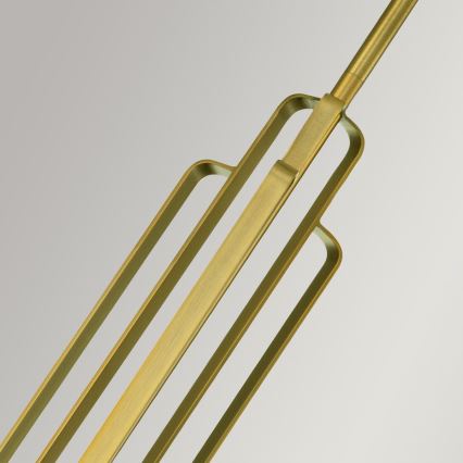 Quintiesse - KIMROSE Rod Pendant 1xE27/60W/230V Ø 17.8 cm Gold