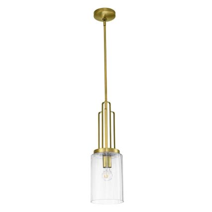 Quintiesse - KIMROSE Rod Pendant 1xE27/60W/230V Ø 17.8 cm Gold