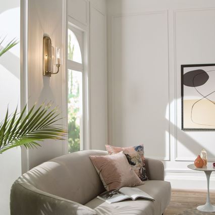 Quintiesse - KIMROSE Wall Light 1xE14/40W/230V, Gold