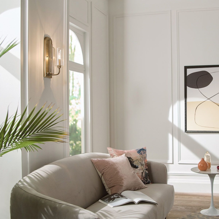 Quintiesse - KIMROSE Wall Light 1xE14/40W/230V, Gold