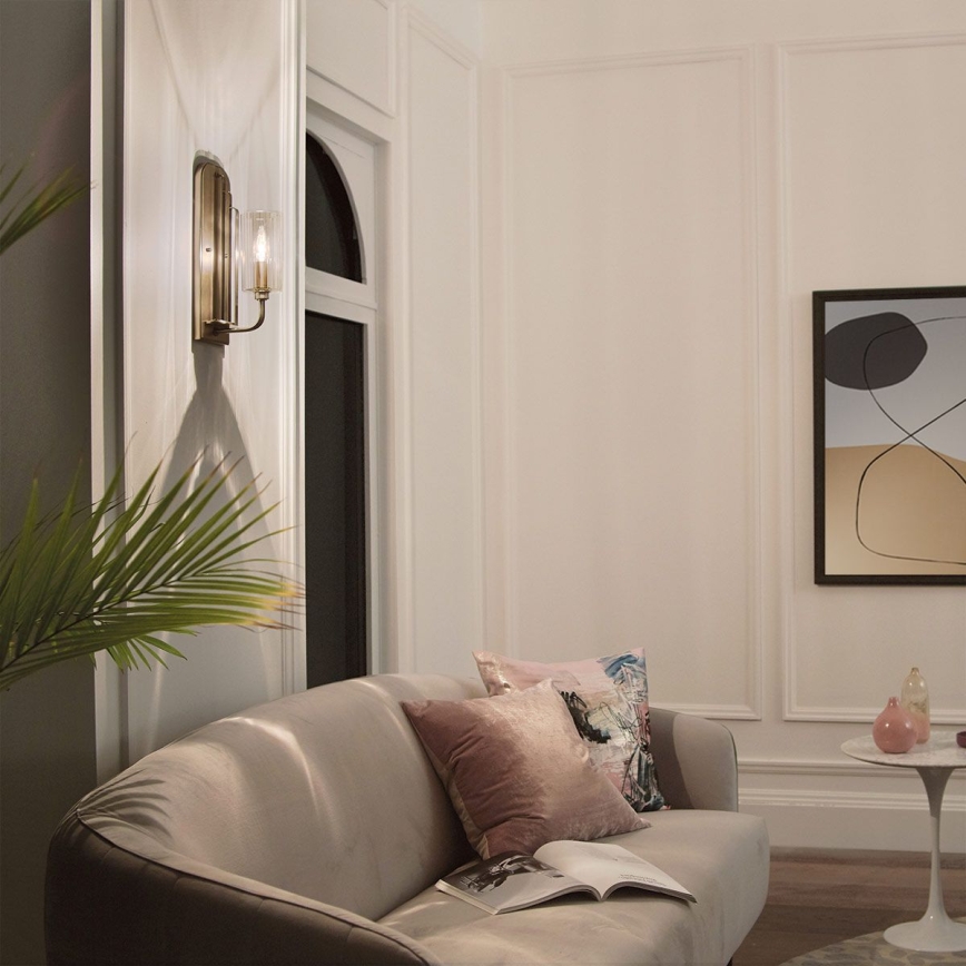 Quintiesse - KIMROSE Wall Light 1xE14/40W/230V, Gold