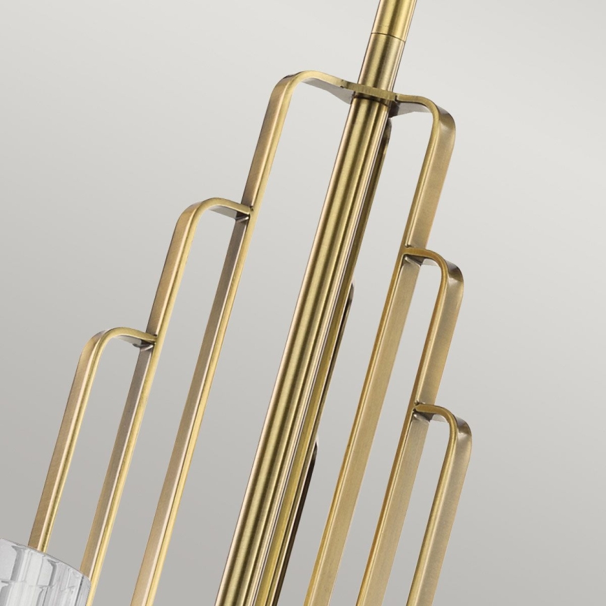 Quintiesse - KIMROSE rod chandelier 6xE14/40W/230V Ø 68.6 cm gold