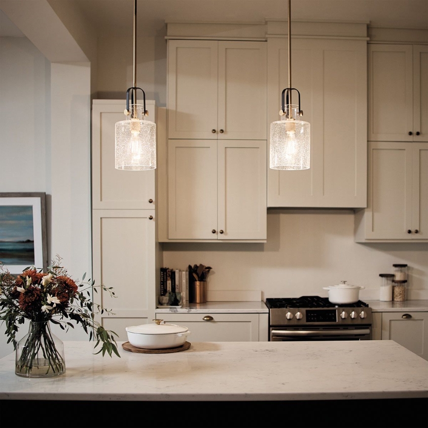 Quintiesse - KITNER rod pendant 1xE27/60W/230V Ø 18 cm gold/black