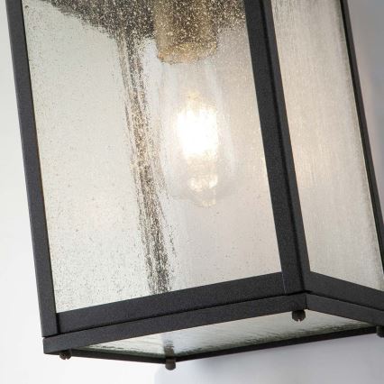 Quintiesse - Outdoor wall lamp LAHDEN M 1xE27/60W/230V IP44 black/gold