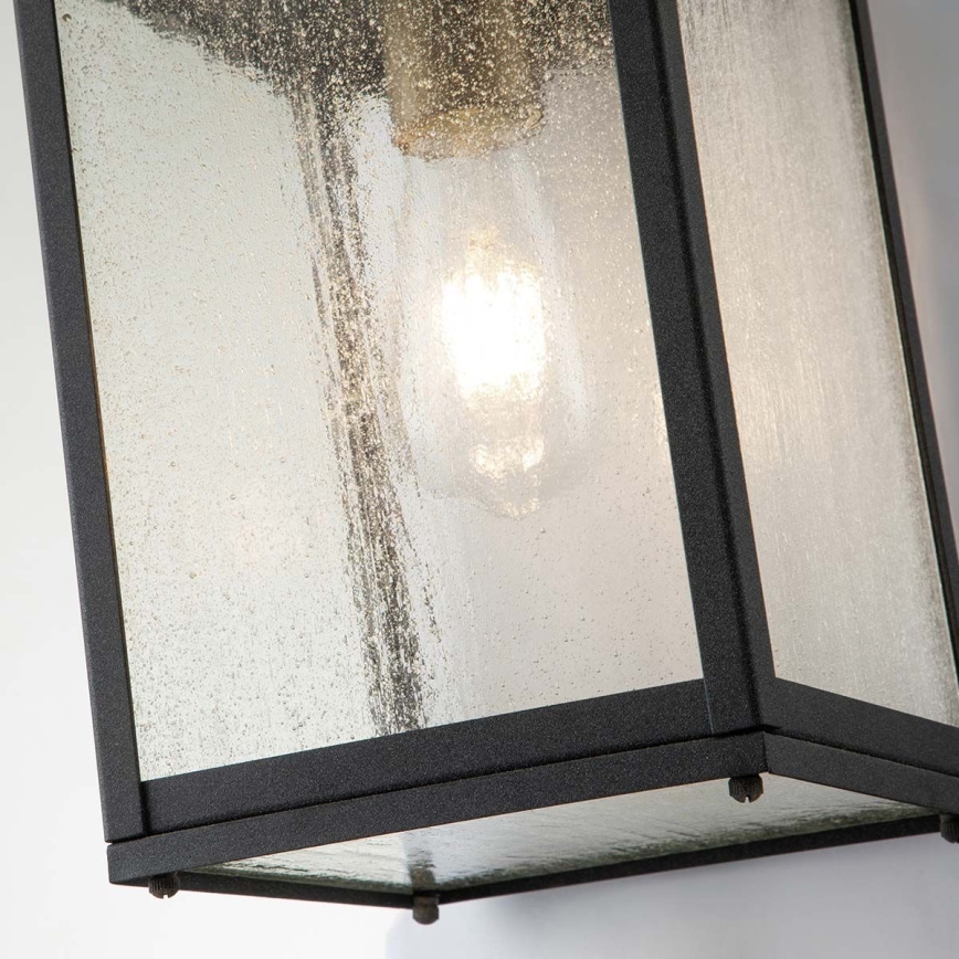 Quintiesse - Outdoor wall lamp LAHDEN M 1xE27/60W/230V IP44 black/gold