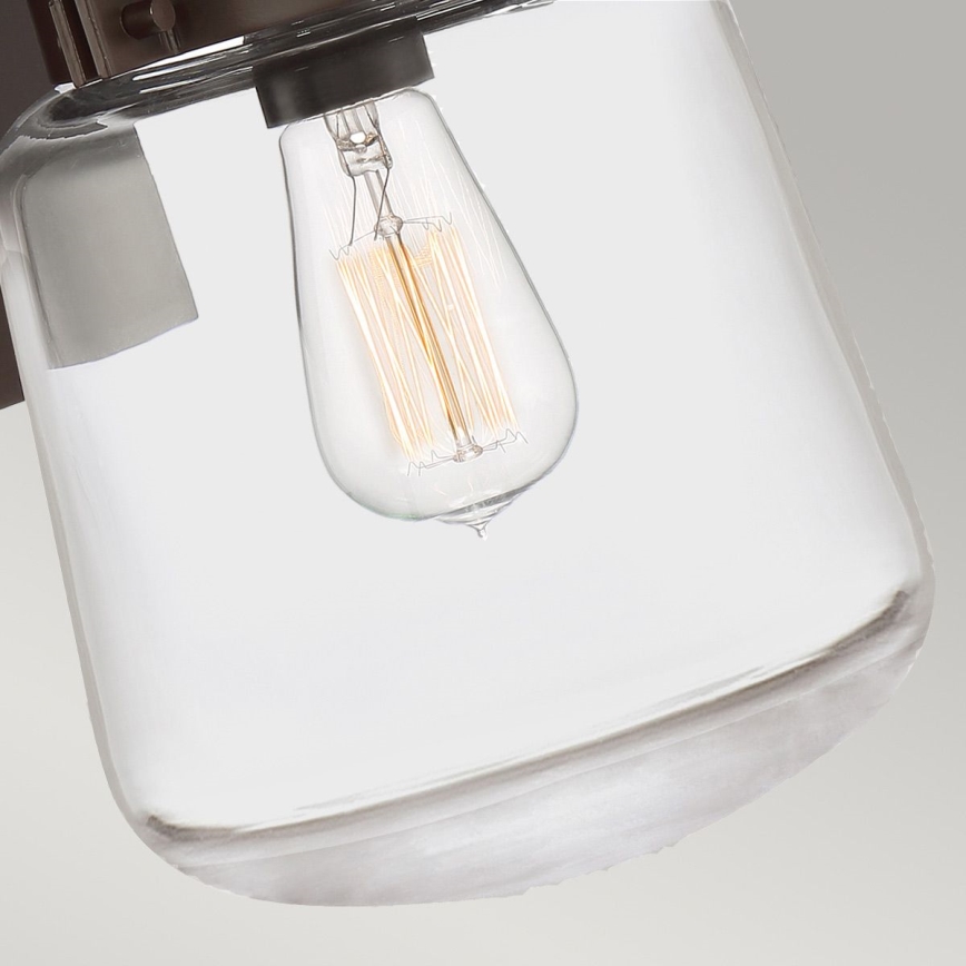 Quintiesse - Outdoor wall light LASALLE M 1xE27/60W/230V IP44 bronze