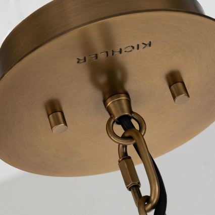 Quintiesse - LINARA Rod Pendant 1xE27/60W/230V Ø 15.2 cm Black/Gold