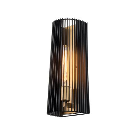 Quintiesse - LINARA Wall Lamp 1xE27/60W/230V Black/Gold